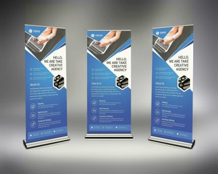 ROLL UP & BANNER